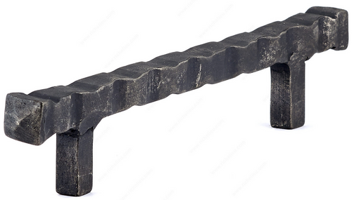 Richelieu Traditional Forged Iron Pull - 3365 - Matte Black Iron - 128 mm