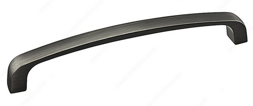 Richelieu Modern Metal Pull - 820 - Antique Nickel - 128 mm