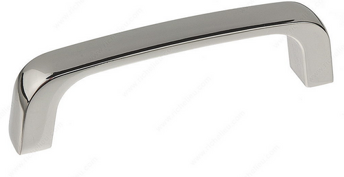 Richelieu Modern Metal Pull - 820 - Polished Nickel - 76 mm