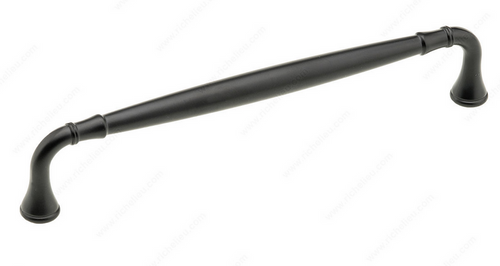 Richelieu Traditional Metal Pull - 790 - Matte Black - 192 mm