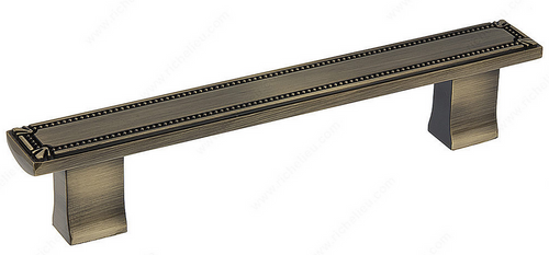 Richelieu Traditional Metal Pull - 7809 - Antique English - 128 mm