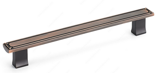 Richelieu Traditional Metal Pull - 7809 - Brushed Oil-Rubbed Bronze - 192 mm
