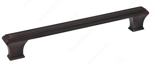 Richelieu Traditional Metal Pull - 7759 - Brushed Oil-Rubbed Bronze - 192 mm