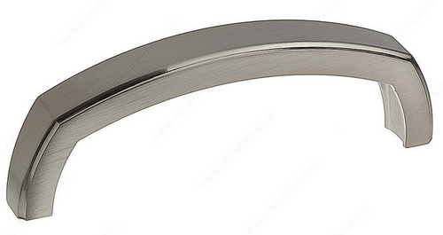 Richelieu Transitional Metal Pull - 785 - Brushed Nickel - 96 mm
