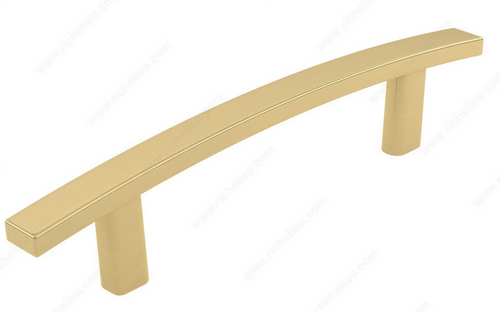 Richelieu Transitional Metal Pull - 650 - Satin Brass - 96 mm