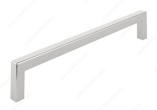 Richelieu Modern Metal Pull - 873 - Brushed Nickel - 192 mm