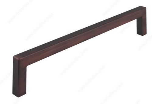 Richelieu Modern Metal Pull - 873 - Brushed Oil-Rubbed Bronze - 192 mm