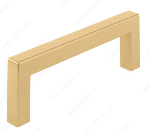 Richelieu Modern Metal Pull - 873 - Brushed Aurum Gold - 96 mm