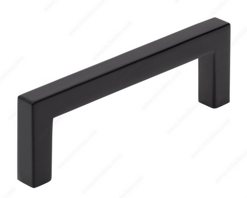 Richelieu Modern Metal Pull - 873 - Matte Black - 96 mm