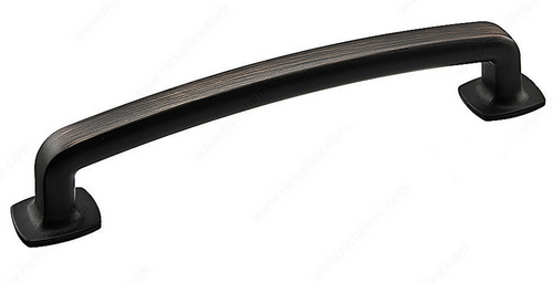 Richelieu Transitional Metal Pull - 863 - Brushed Oil-Rubbed Bronze - 128 mm