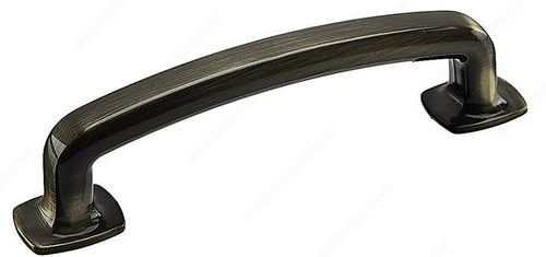 Richelieu Transitional Metal Pull - 863 - Antique English - 96 mm