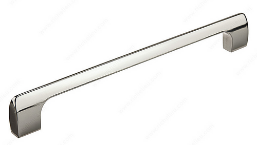 Richelieu Modern Metal Pull - 814 - Polished Nickel - 192 mm