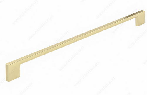 Richelieu Modern Metal Pull - 8160 - Satin Brass - 320 mm