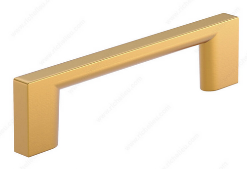 Richelieu Modern Metal Pull - 8160 - Brushed Aurum Gold - 96 mm