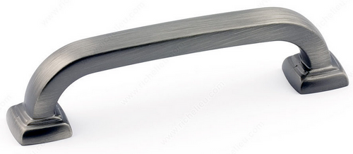 Richelieu Transitional Metal Pull - 815 - Antique Nickel - 96 mm