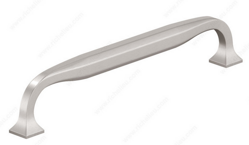 Richelieu Transitional Metal Pull - 3921 - Brushed Nickel - 160 mm