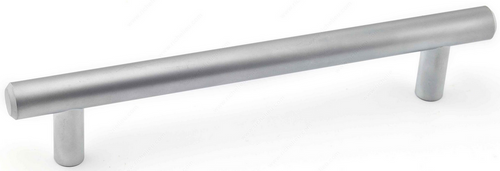 Richelieu Modern Steel Pull - 205 - Matte Chrome - 160 mm