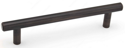 Richelieu Modern Steel Pull - 205 - Brushed Oil-Rubbed Bronze - 160 mm