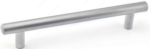 Richelieu Modern Steel Pull - 205 - Matte Chrome - 192 mm