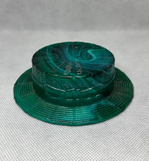 Straw Hat Malachite Green