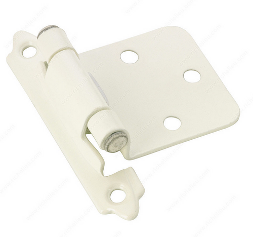 Richelieu Semi-Concealed Self-Closing Hinge - 134 - Almond - Pair