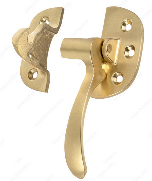 Metal Icebox Latch - Right Opening - 8578 - Satin Brass