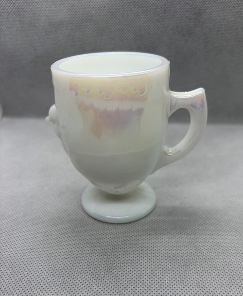 Chick Egg Cup Milk White Iridescent