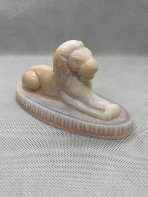 Oscar the Lion Paperweight Cream and Tan