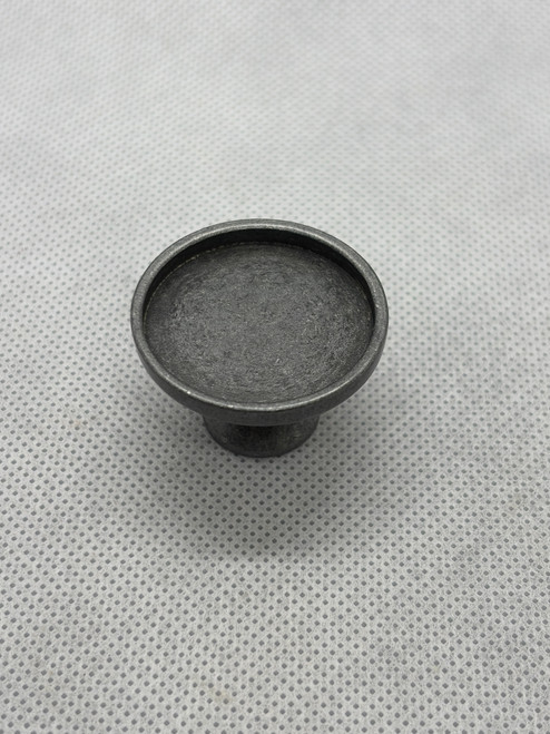 Knob Base for Glass Cabochon (29.75mm Inside) Antique Pewter