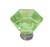 Acrylic Faceted Knob - Satin Nickel - Coke Bottle Green 1-1/4" LQ-085-03-3754