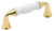 Solid Brass Pull with White Porcelain Center
AM-121