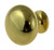 Solid Polished Brass Knob