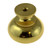 Solid Polished Brass Knob