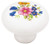 White Ceramic Knob with Flowers
LQ-P95713C-WF-C