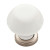 White Ceramic Knob with Satin Nickel Base
LQ-P37512C-SN-CP