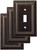 Switch Wall  Plate Venetian Bronze
LQ-W35217V-VBR-C