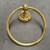 Towel Ring Polished Brass