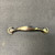 3" Half Round Foot Pull Antique Brass