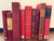 Decorative Book Stack of 9 Red Books