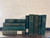 Decorative Book Stack of 9 Books- Green and Gold