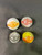 (4-pc) Assorted Harley Davidson Marbles AS-IS