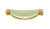 Polished Brass Pull with Ivory Plastic
P11-P1704