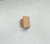 (5 Pack) 1-1/4 inch Mission Style Square Oak Wood Knob
