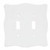 White Nylon Double Switch Wall Plate
LQ-64601