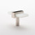 Sietto Adjustable white knob with polished nickel base