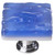 Sietto Glacier sky blue knob with polished chrome base