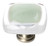 Sietto Reflective spruce green knob with satin nickel base