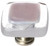 Sietto Reflective purple knob with satin nickel base