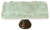 Sietto Glacier spruce green long knob with oil rubbed bronze base