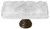 Sietto Glacier blue-gray long knob with oil rubbed bronze base
